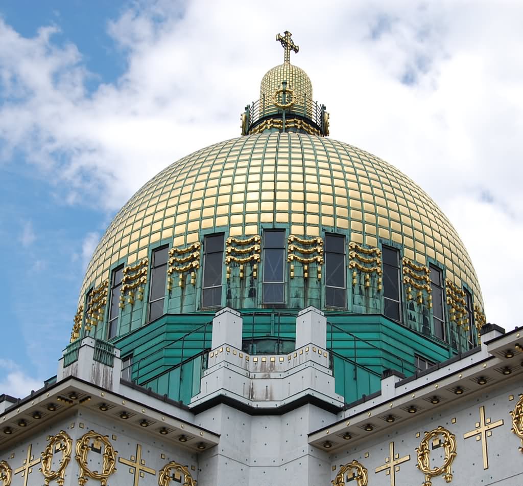 Dome Of Kirche am Steinhof Outside View Image