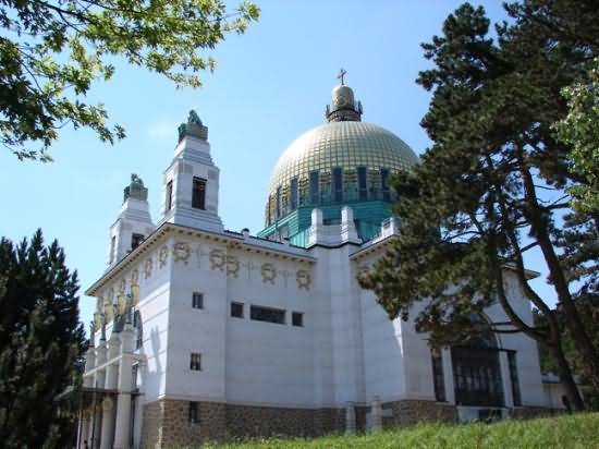 Exterior View Of The Kirche am Steinhof