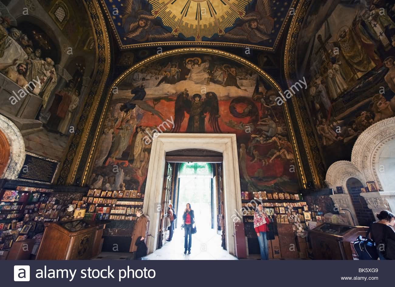 Frescoes Inside The St Volodymyr's Cathedral In Kiev, Ukraine