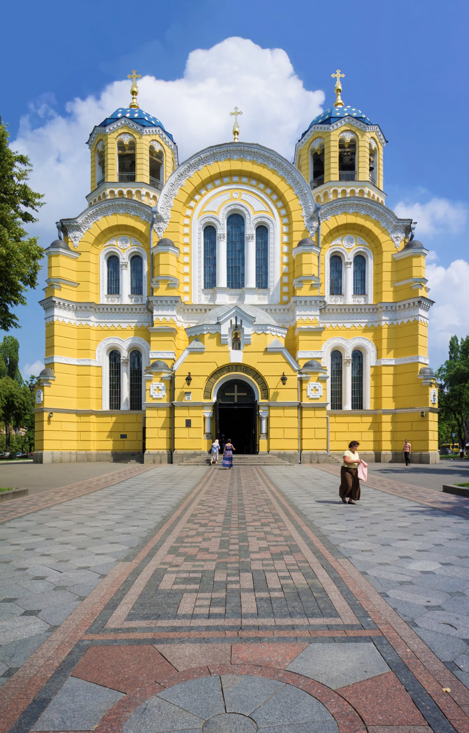 Front Entrance Of The St Volodymyr's Cathedral In Kiev, Ukraine