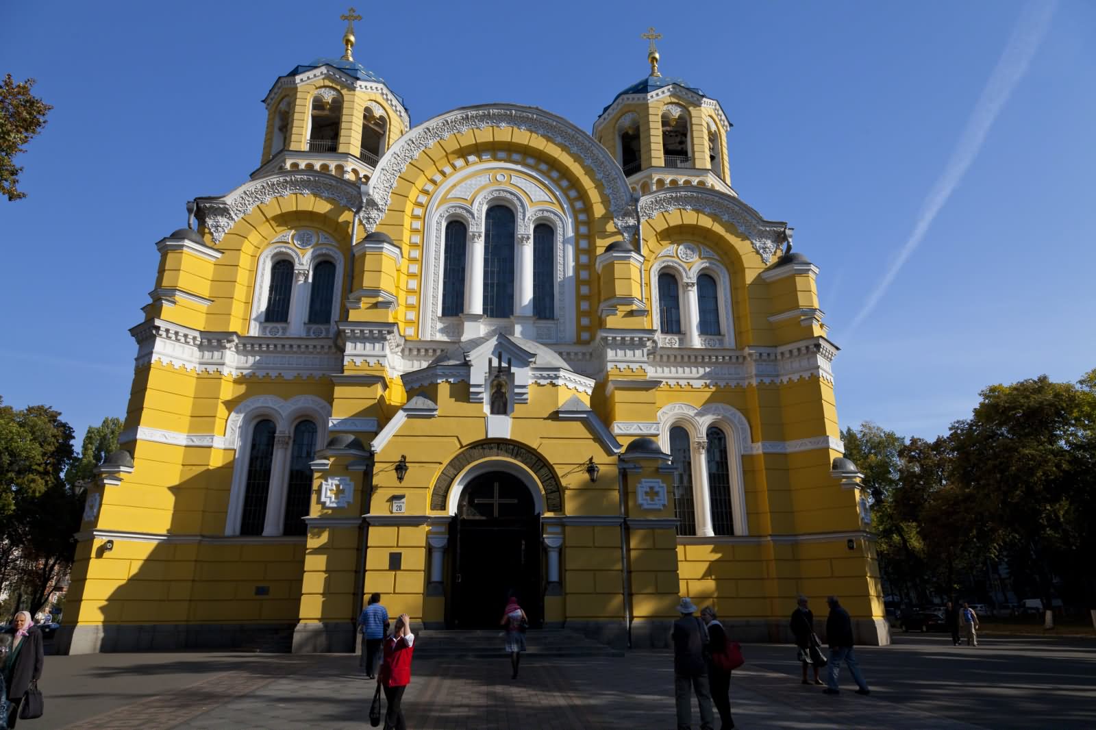 Front Entrance View Of The St Volodymyr's Cathedral