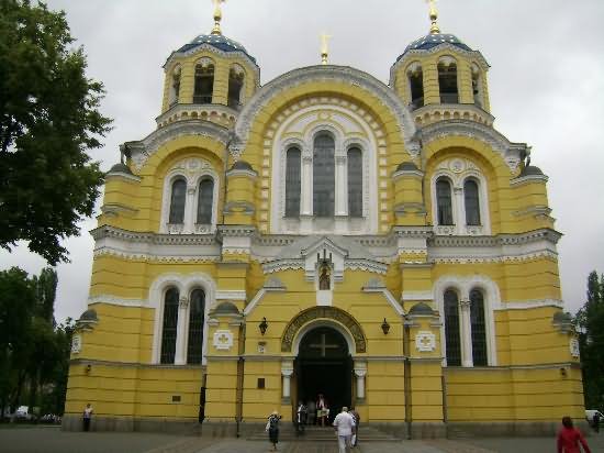 Front View Of The St Volodymyr's Cathedral