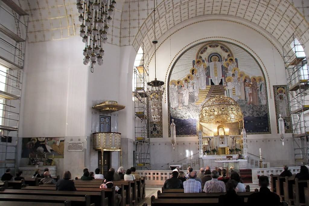 Hall Inside The Kirche am Steinhof In Veinna