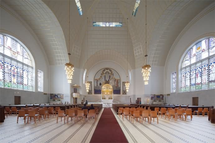 Inside Picture Of The Kirche am Steinhof In Vienna