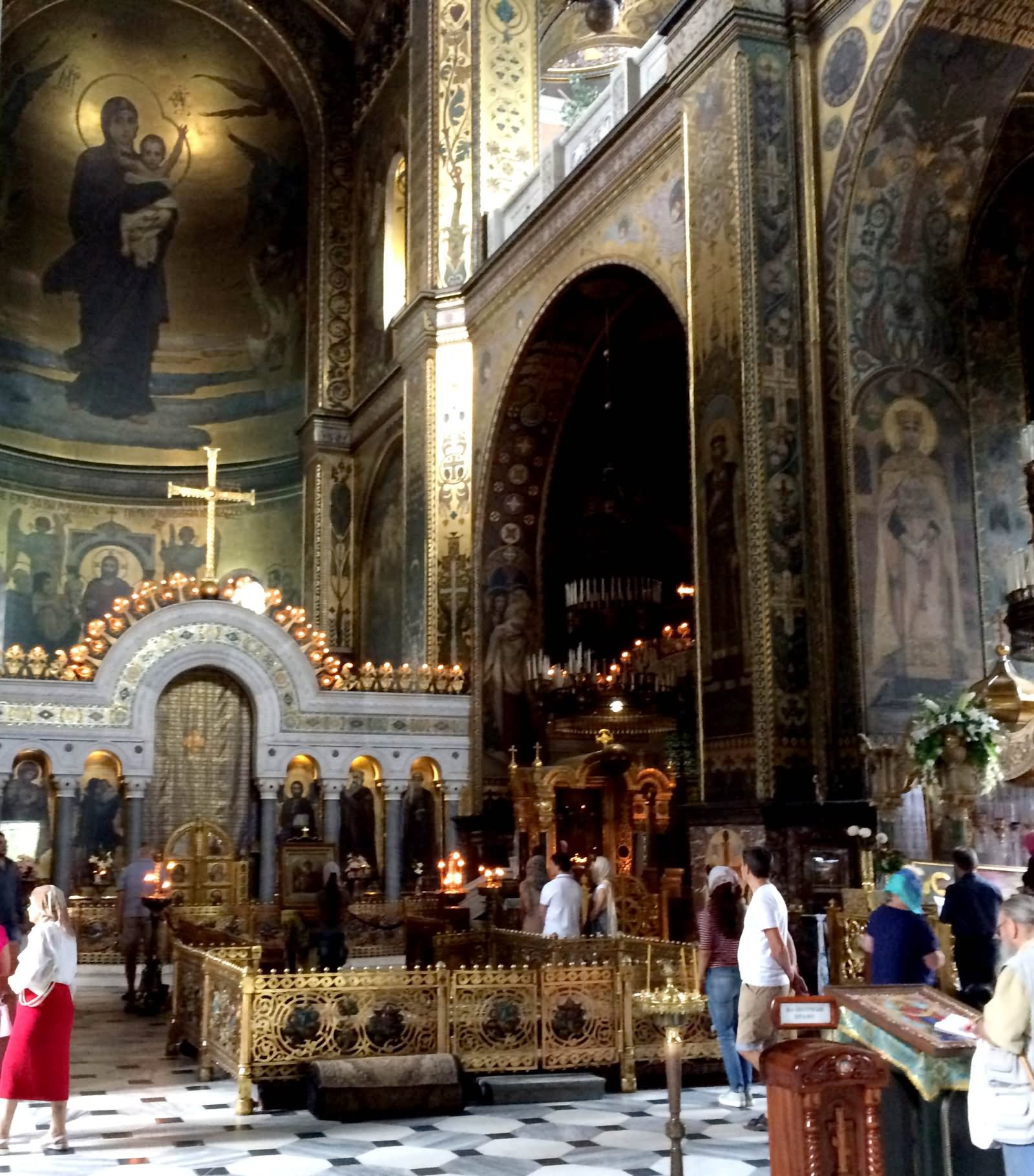 Inside St Volodymyr's Cathedral In Kiev