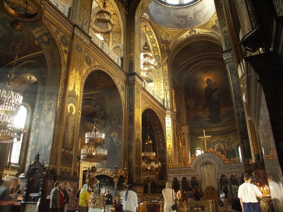 Inside View of The St Volodymyr's Cathedral In Kiev, Ukraine