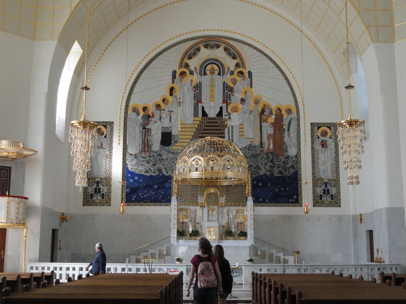 Interior Of Kirche am Steinhof In Vienna