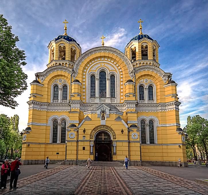 Main Entrance To The St Volodymyr's Cathedral In Kiev, Ukraine