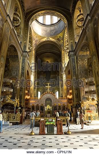 Saint Volodymyr's Cathedral In Kiev Inside Picture