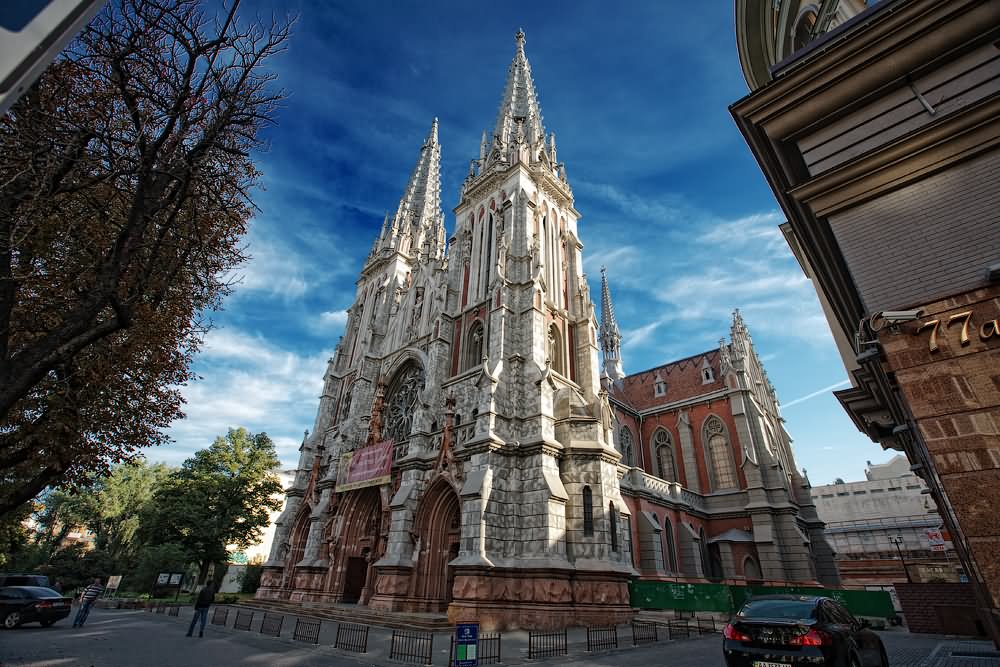 Side View Image Of The St. Nicholas Roman Catholic Cathedral