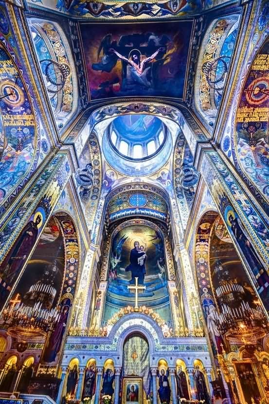 St Volodymyr's Cathedral In Kiev Interior View