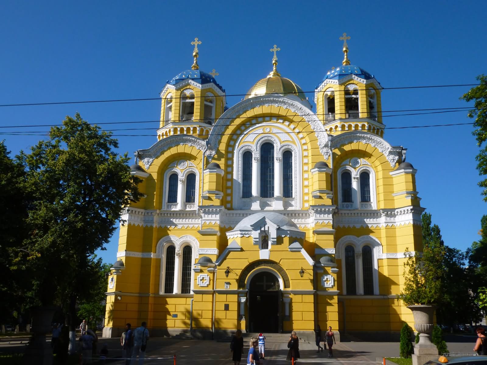 St Volodymyr's Cathedral The Yellow Church In Kiev