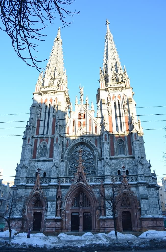 St. Nicholas Roman Catholic Cathedral During Winters