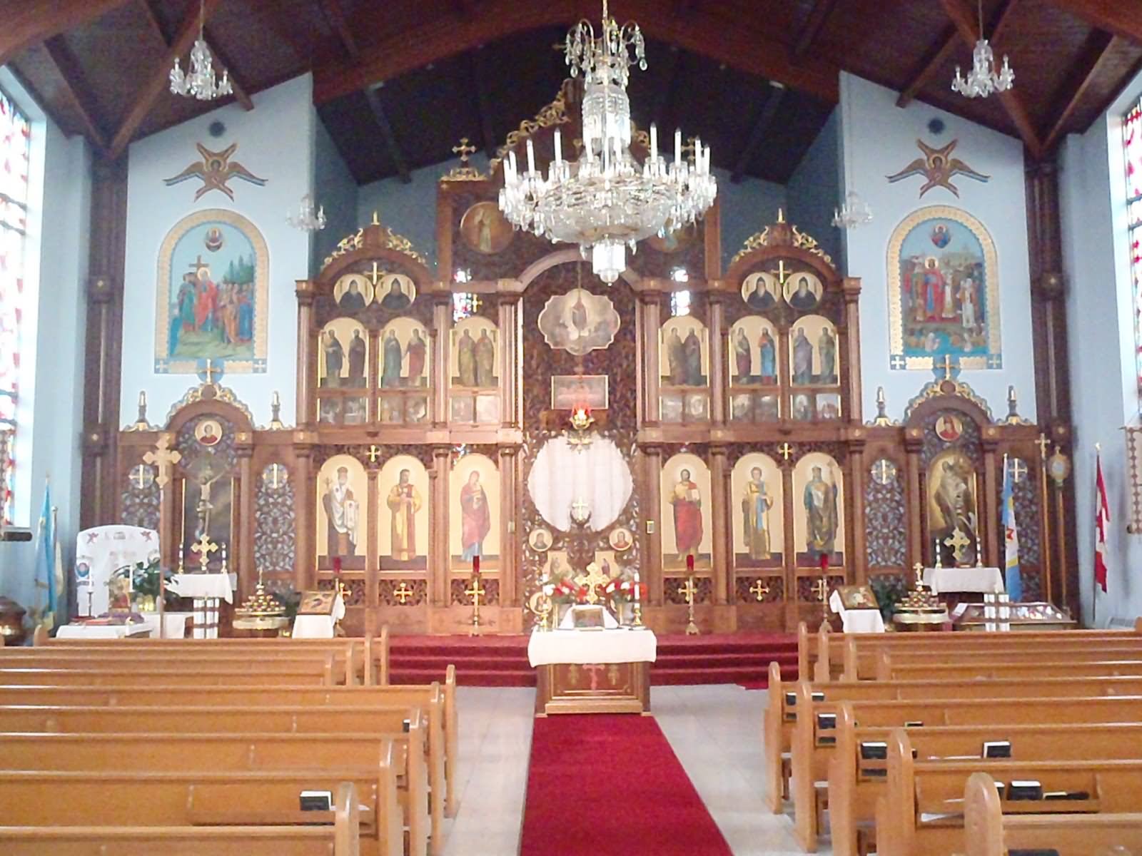 The Iconstasis Inside St Volodymyr's Cathedral