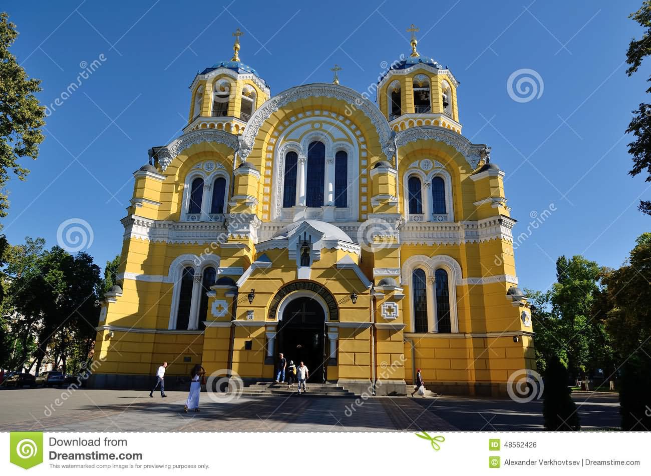 The St Volodymyr's Cathedral Church In Kiev, Ukraine