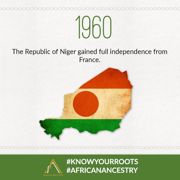 Niger gained independence from France on this day in 1960 but had