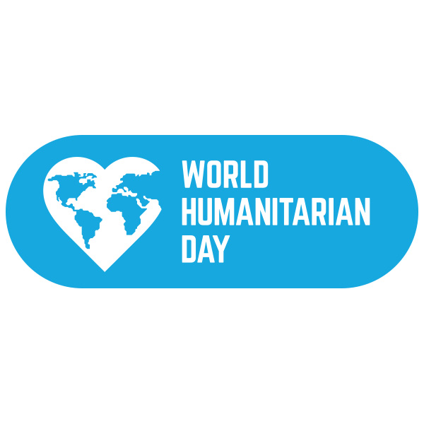 World Humanitarian Day Heart Shaped Earth Picture