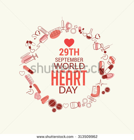 29th September World Heart Day Greeting Card