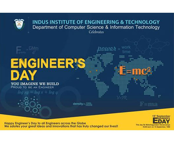 Happy Engineer's Day India You Imagine We Build