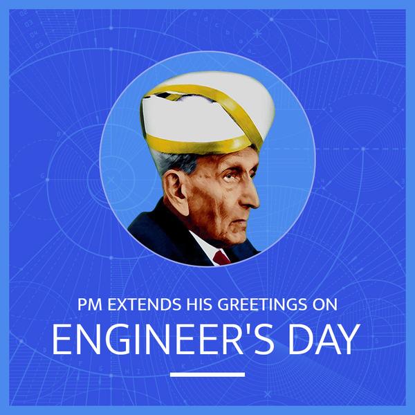 PM Extends His Greetings On Engineer's Day India