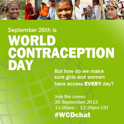 September 26th Is World Contraception Day