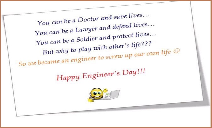 So We Became An Engineer To Screw Up Our Own Life Happy Engineer's Day