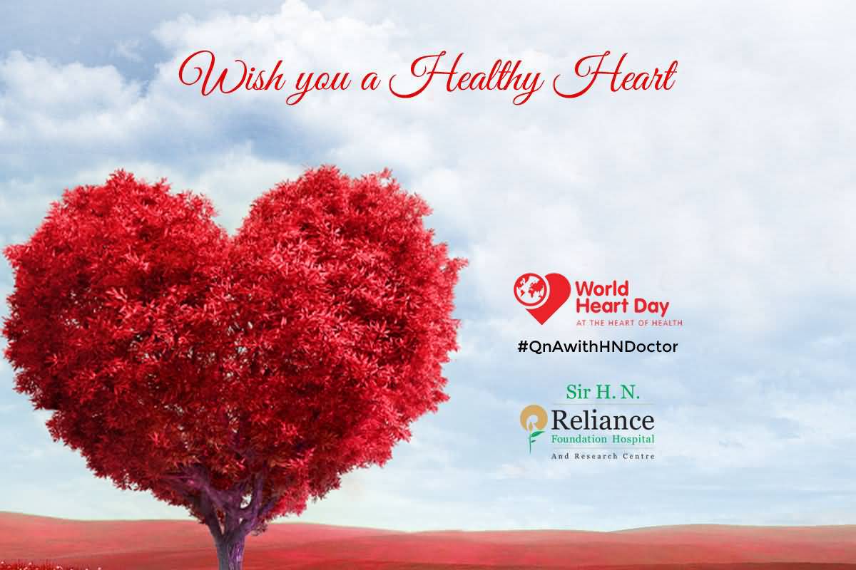 Wish You A Healthy Heart Happy World Heart Day 2016