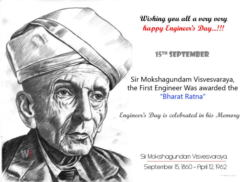 Wishing You All A Very Very Happy Engineer's Day 15th September