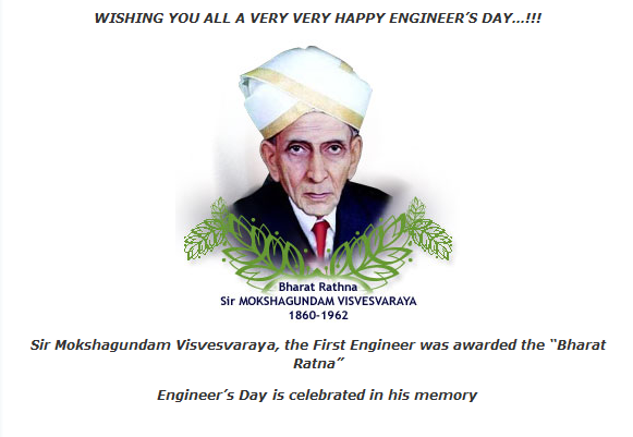 Wishing You All A Very Very Happy Engineer's Day