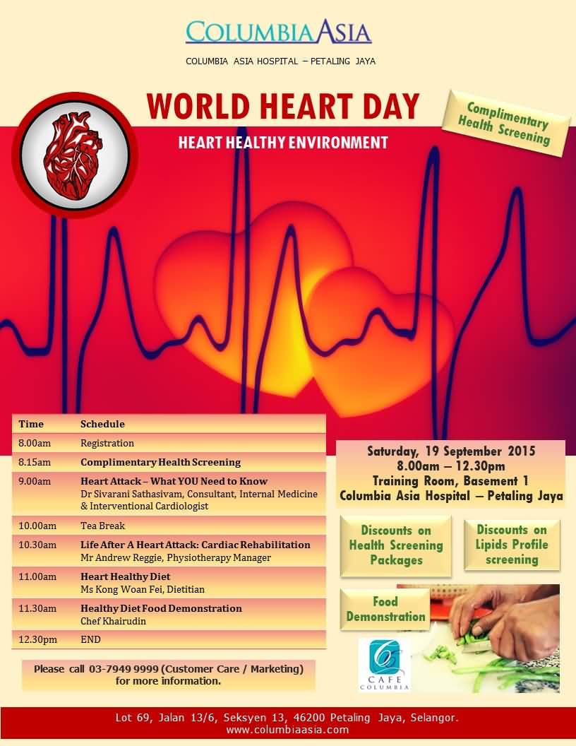 World Heart Day Heart Healthy Environment