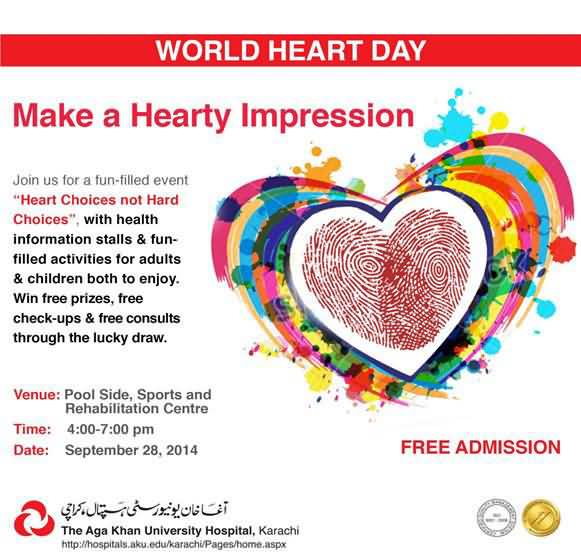 World Heart Day Make A Hearty Impression