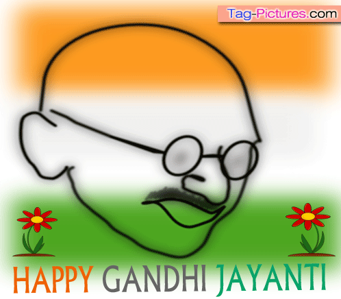 Happy Gandhi Jayanti 2018 Gandhi Face Clipart Image