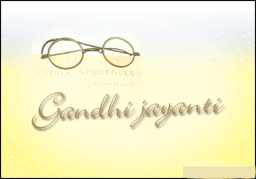 Happy Gandhi Jayanti 2018 Greeting Picture For Facebook