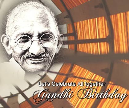 Let's Celebrate All Together Gandhi Birthday