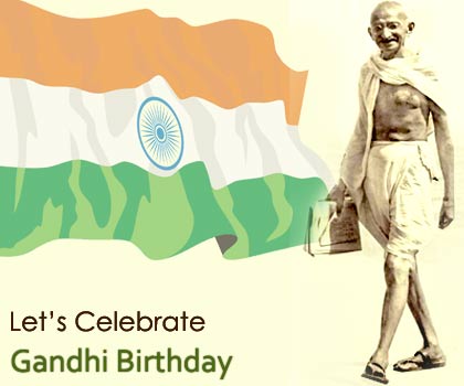 Let's Celebrate Gandhi Birthday