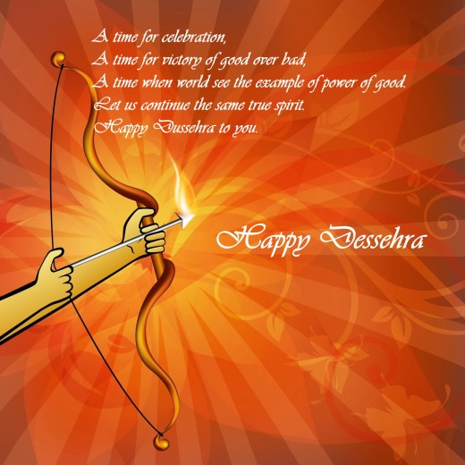 A Time For Celebration A Time For Victory Of Good Over Bad Happy Dussehra