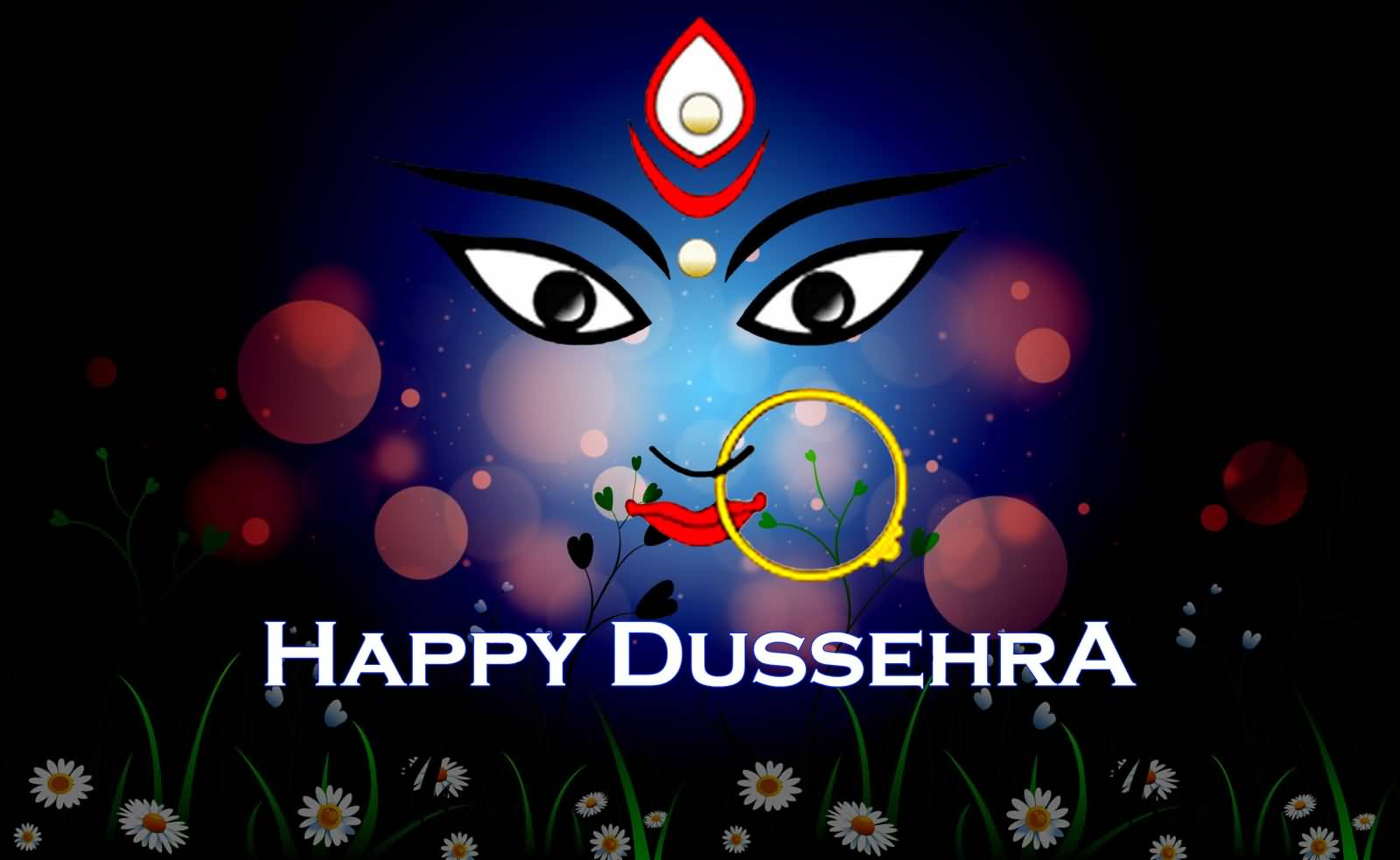 Happy Dussehra Goddess Durga Wallpaper