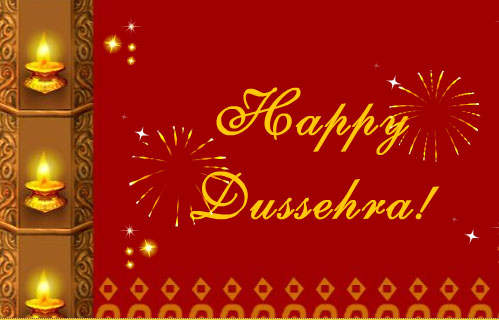 Happy Dussehra Greeting Ecard