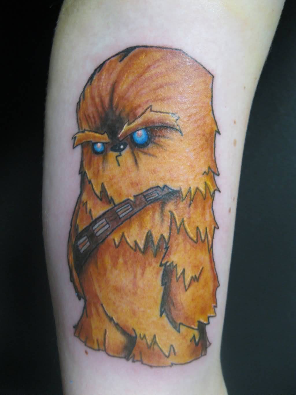 Traditional Chewbacca Tattoo by Rumpelstilzchen