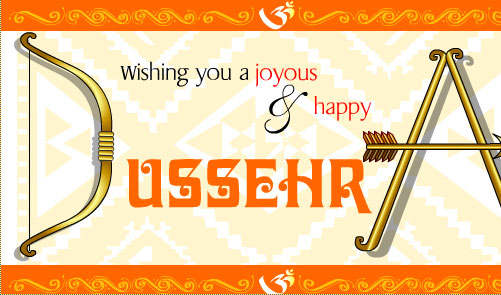 Wishing You A Joyous & Happy Dussehra