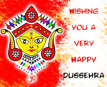 Wishing You A very Happy Dussehra Greeting Ecard