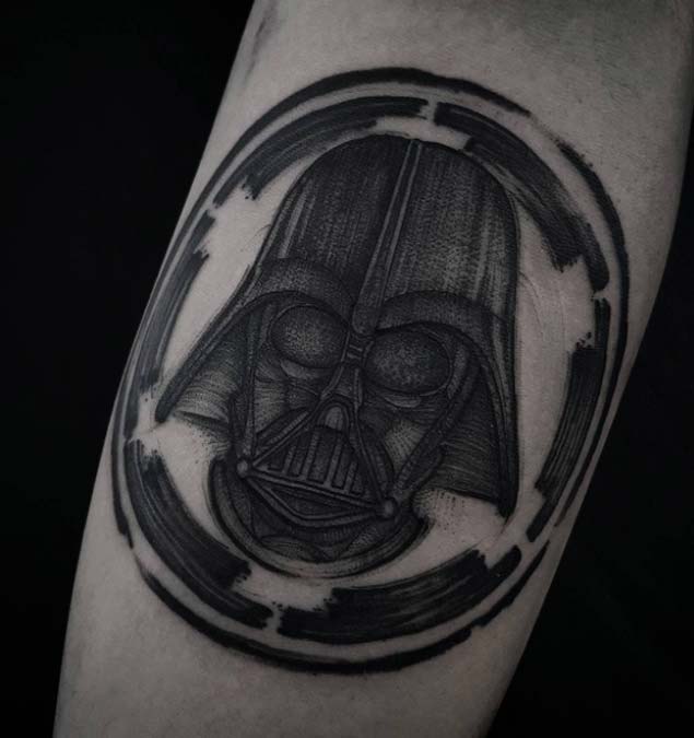 Darth Vader Tattoo by Felipe Kross