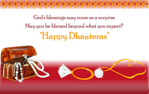 God's Blessings May Come As A Surprise May You Be Blessed Beyond What You Expect Happy Dhanteras