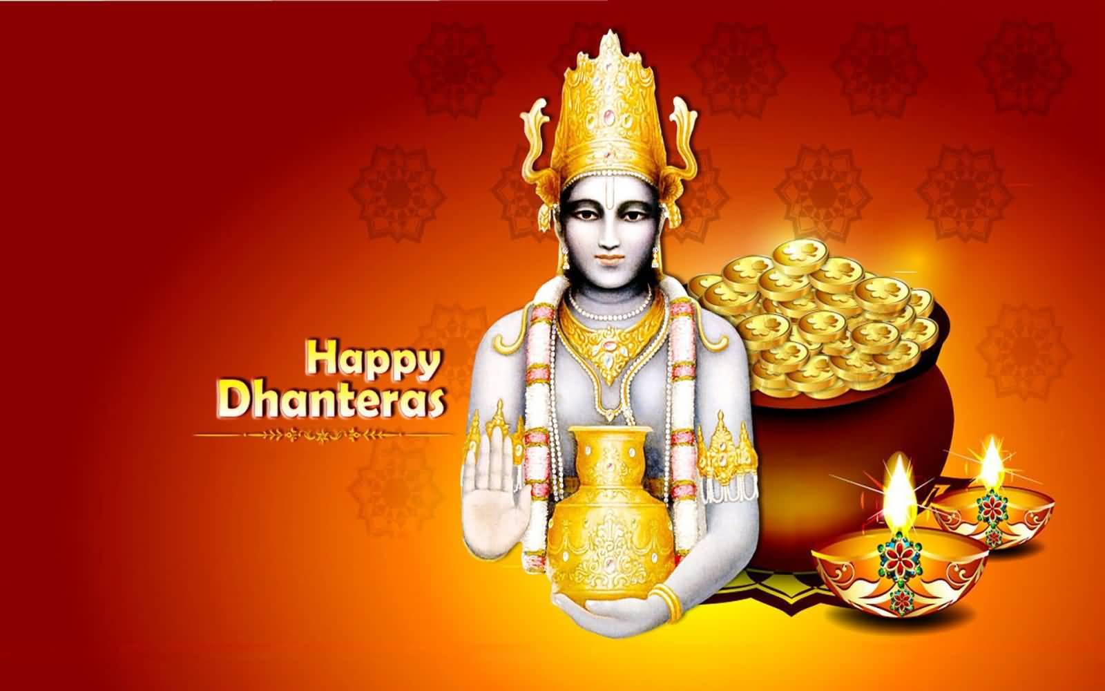 Happy Dhanteras Lord Kuber Picture