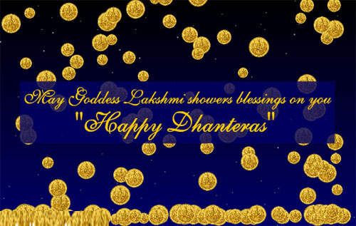 May Goddess Lakshmi Showers Blessings On You Happy Dhanteras