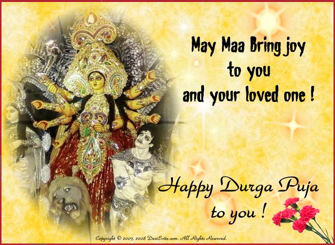 May Maa Bring Joy To You And Your Loved One Happy Durga Puja To You