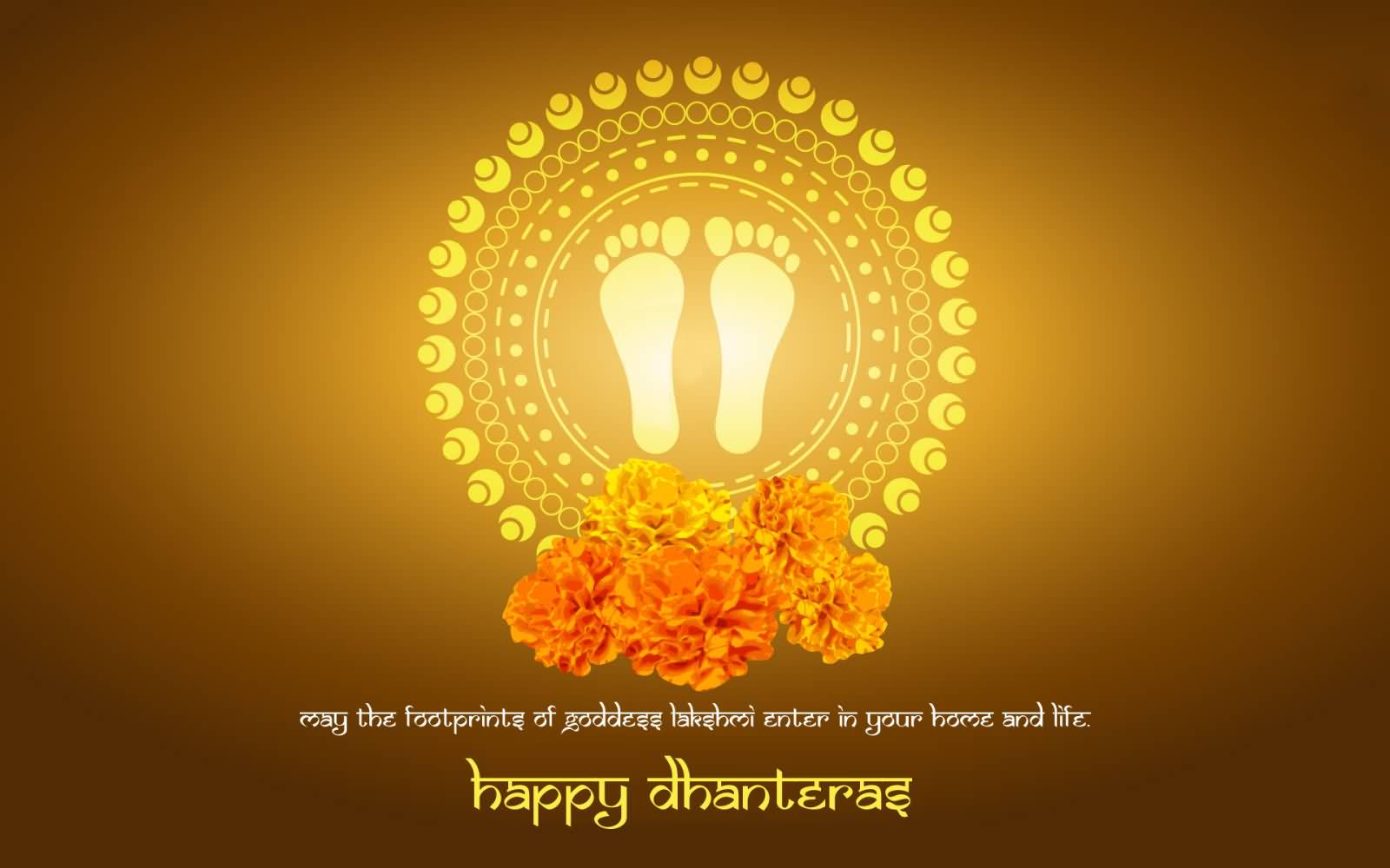 May The Footprints Of Goddess Lakshmi Enter In Your Home And Life Happy Dhanteras