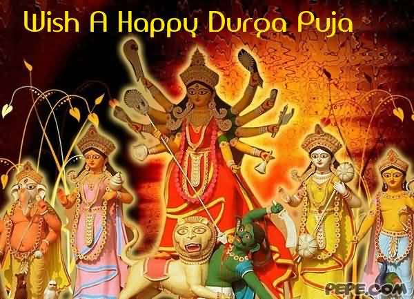 Wish A Happy Durga Puja 2016 Image