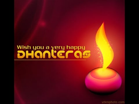 Wish You A Very Happy Dhanteras Greeting Card