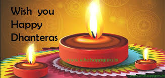 Wish You Happy Dhanteras Diya Clipart Picture